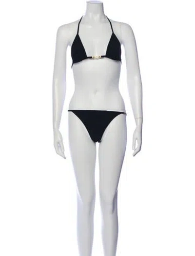 Pre-owned Gucci Vintage 2000's Bikini In Black