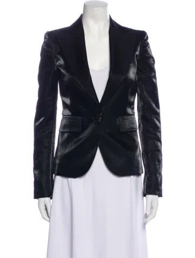 Pre-owned Gucci Vintage 2000's Blazer In Black