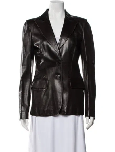 Pre-owned Gucci Vintage 2000's Blazer In Brown
