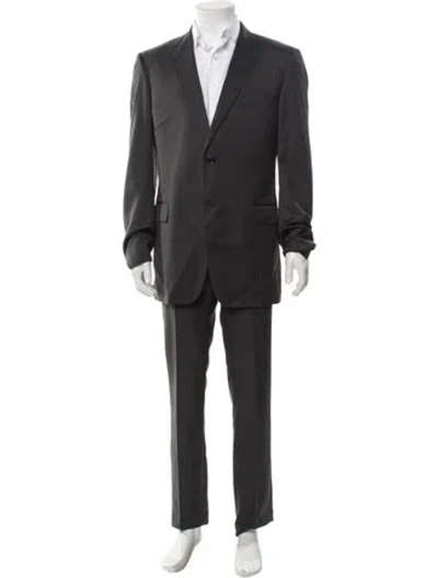 Pre-owned Gucci Vintage 2000's Blazer In Gray