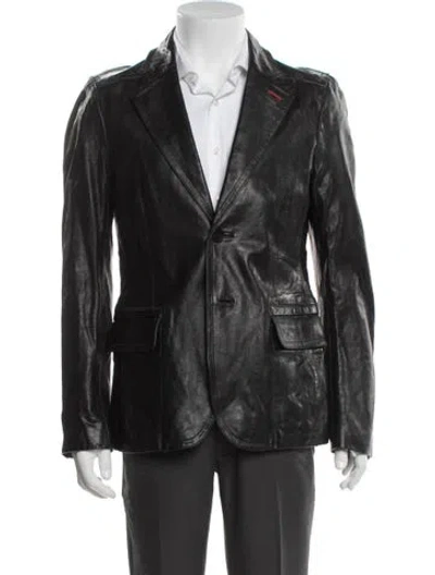 Pre-owned Gucci Vintage 2000's Blazer In Gray