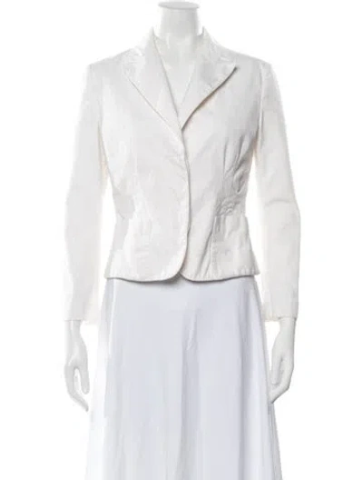 Pre-owned Gucci Vintage 2000's Blazer In White