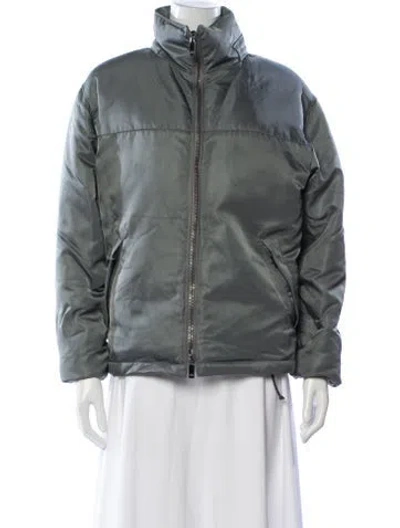 Pre-owned Gucci Vintage 2000's Bomber Jacket In Green