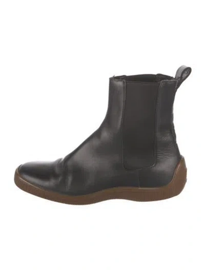 Pre-owned Gucci Vintage 2000's Chelsea Boots In Black