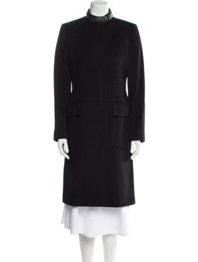 Pre-owned Gucci Vintage 2000 Coat In Black