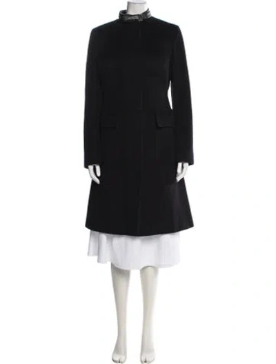 Pre-owned Gucci Vintage 2000 Coat In Black