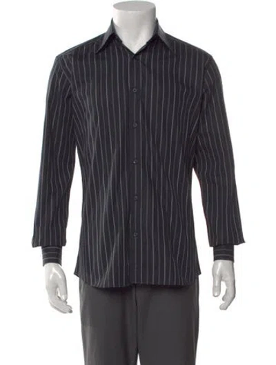 Pre-owned Gucci Vintage 2000's Dress Shirt In Blue