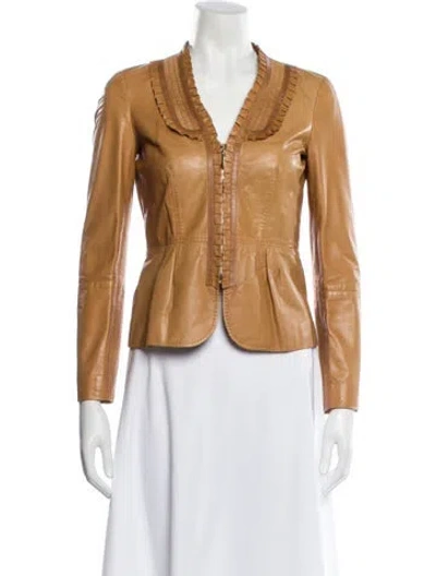 Pre-owned Gucci Vintage 2000's Evening Jacket In Brown