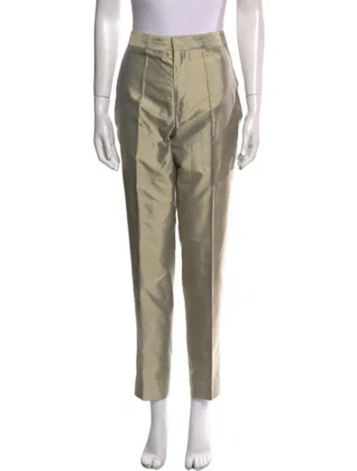 Pre-owned Gucci Vintage 2000 Straight Leg Pants In Neutral