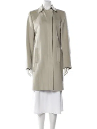 Pre-owned Gucci Vintage 2000 Trench Coat In Gray
