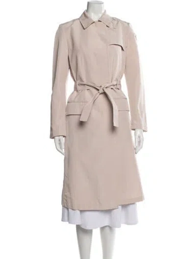 Pre-owned Gucci Vintage 2000 Trench Coat In Neutral
