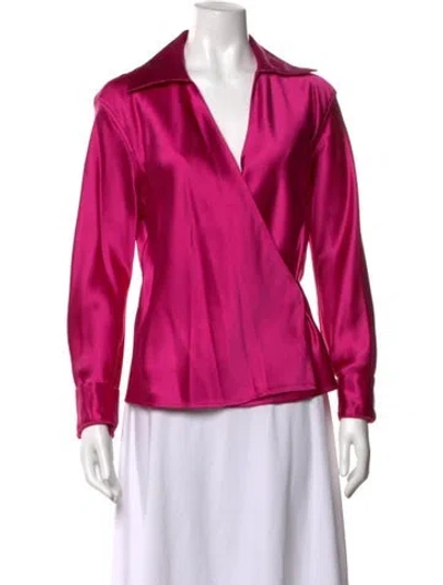 Pre-owned Gucci Vintage 2001 Blouse In Pink