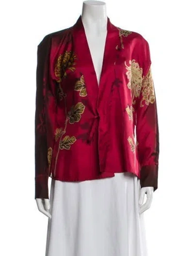 Pre-owned Gucci Vintage 2001 Blouse In Red