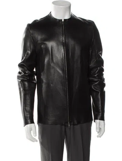 Pre-owned Gucci Vintage 2001 Moto Jacket In Black