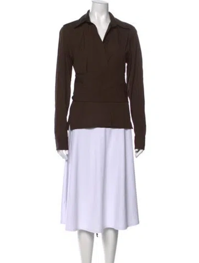 Pre-owned Gucci Vintage 2002 Blouse In Green