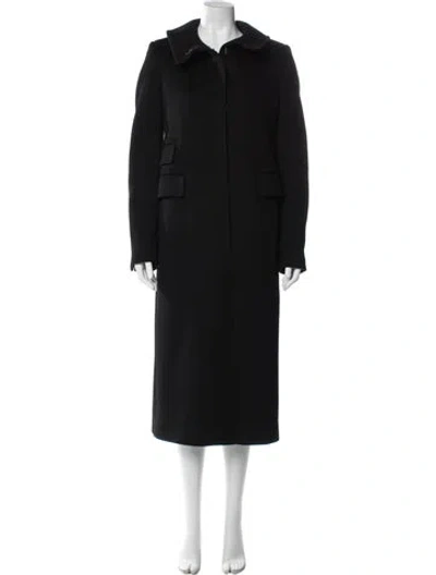 Pre-owned Gucci Vintage 2002 Trench Coat In Black