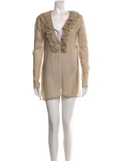 Pre-owned Gucci Vintage 2002 Tunic In Neutral