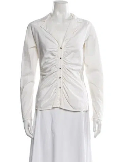 Pre-owned Gucci Vintage 2003 Blouse In White