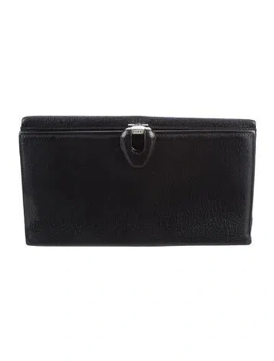 Pre-owned Gucci Vintage 2003 French Purse In Black
