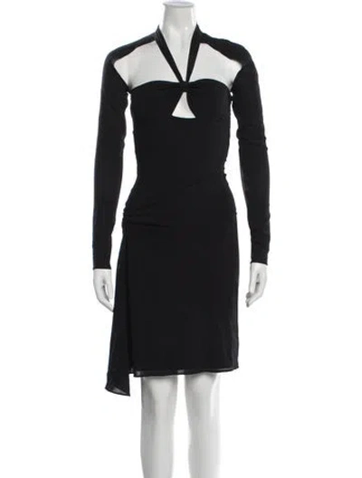 Pre-owned Gucci Vintage 2003 Mini Dress In Black