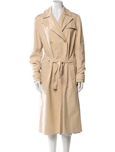 Pre-owned Gucci Vintage 2003 Trench Coat In Neutral