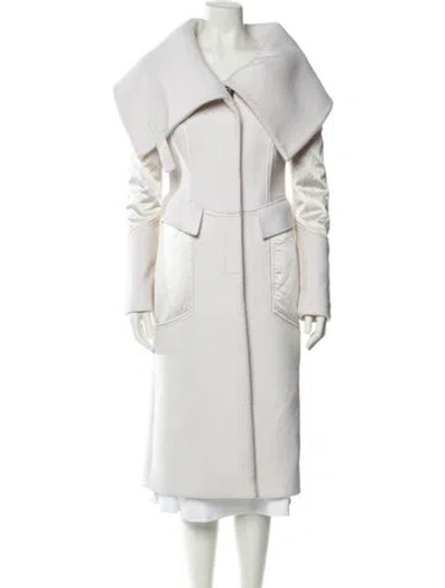 Pre-owned Gucci Vintage 2003 Trench Coat In White