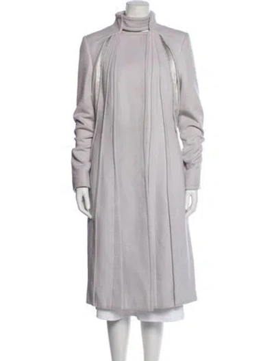 Pre-owned Gucci Vintage 2004 Coat In Gray