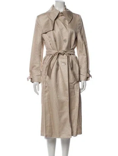 Pre-owned Gucci Vintage 2004 Trench Coat In Neutral
