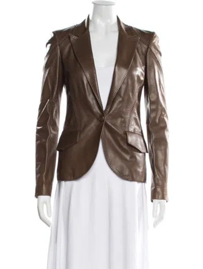 Pre-owned Gucci Vintage 2005 Blazer In Brown