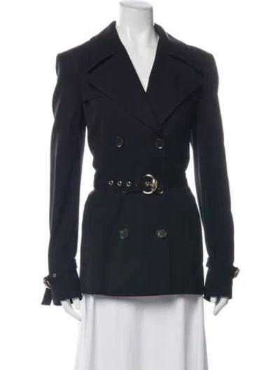 Pre-owned Gucci Vintage 2006 Trench Coat In Blue