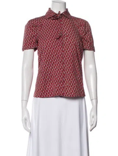Pre-owned Gucci Vintage 2007 Polo In Red