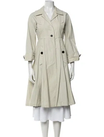 Pre-owned Gucci Vintage 2007 Trench Coat In Neutrals