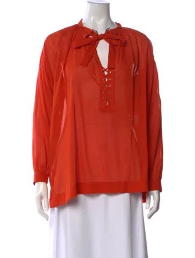 Pre-owned Gucci Vintage 2008 Blouse In Orange