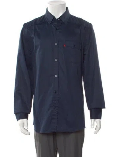 Pre-owned Gucci Vintage 2008 Denim Shirt In Blue