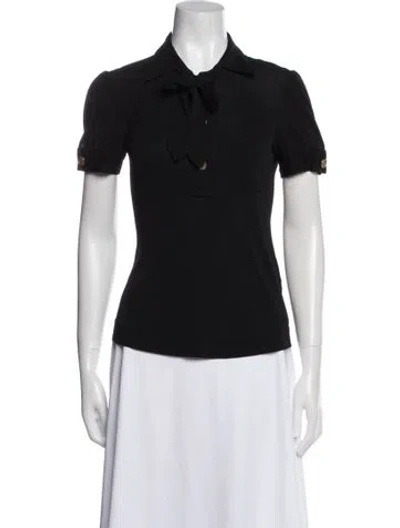 Pre-owned Gucci Vintage 2008 Polo In Black