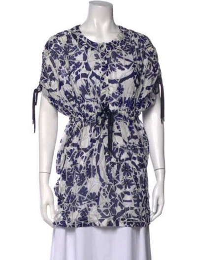 Pre-owned Gucci Vintage 2009 Blouse In Blue