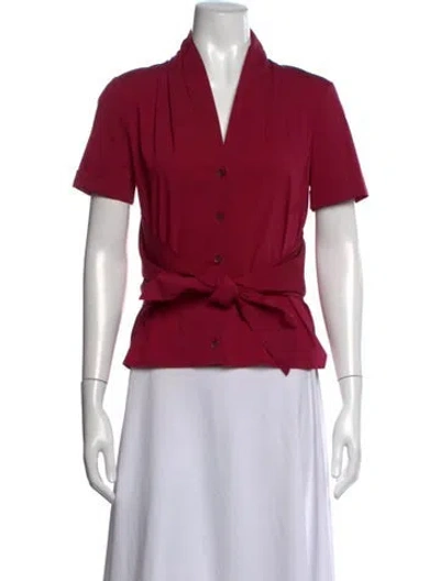 Pre-owned Gucci Vintage 2009 Blouse In Red
