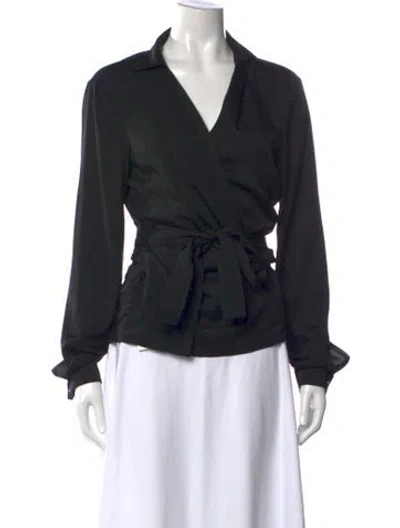 Pre-owned Gucci Vintage 2010 Blouse In Black