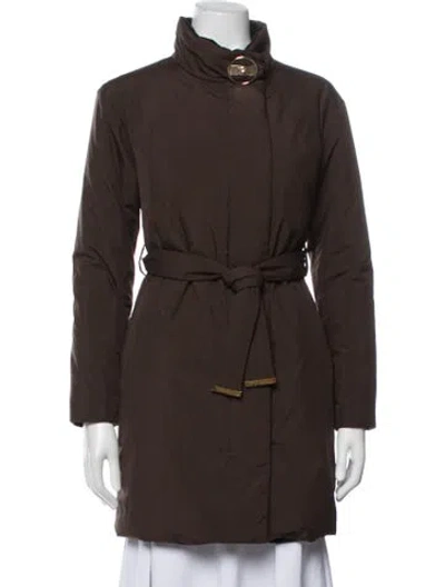 Pre-owned Gucci Vintage 2010 Down Coat In Brown