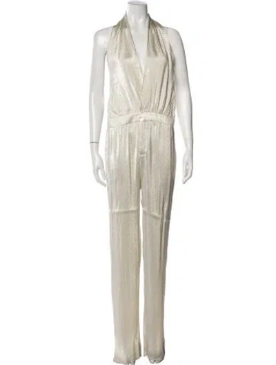 Pre-owned Gucci Vintage 2014 Jumpsuit In Gold