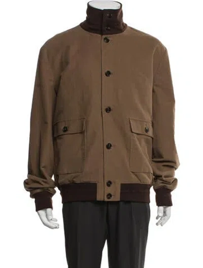 Pre-owned Gucci Vintage 2015 Bomber Jacket In Brown