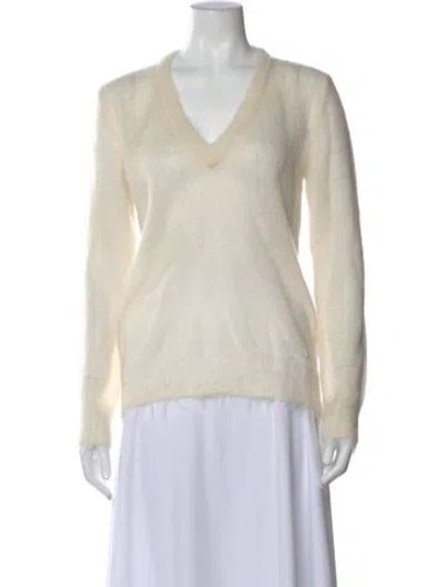 Pre-owned Gucci Vintage Angora Sweater In Neutral