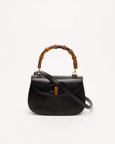 Gucci Vintage Bamboo Leather Bag