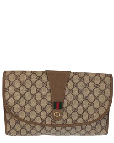 Gucci Vintage Beige Clutch Bag (authentic Pre-loved)