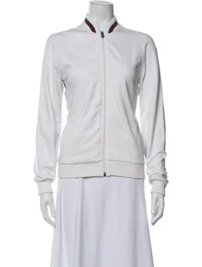 Pre-owned Gucci Vintage Bomber Jacket In White