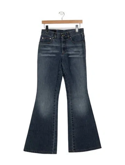 Pre-owned Gucci Vintage Bootcut Jeans In Blue