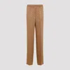 Gucci Gg Jacquard Pants In Nude & Neutrals