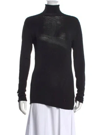 Pre-owned Gucci Vintage Cashmere Sweater In Black