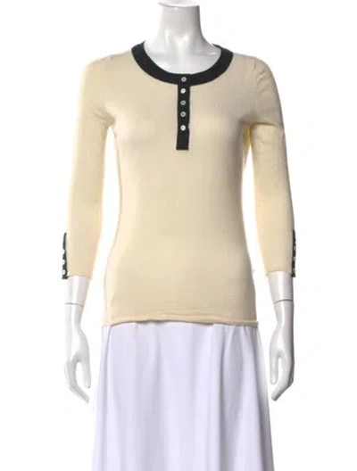 Pre-owned Gucci Vintage Cashmere Sweater In Neutral