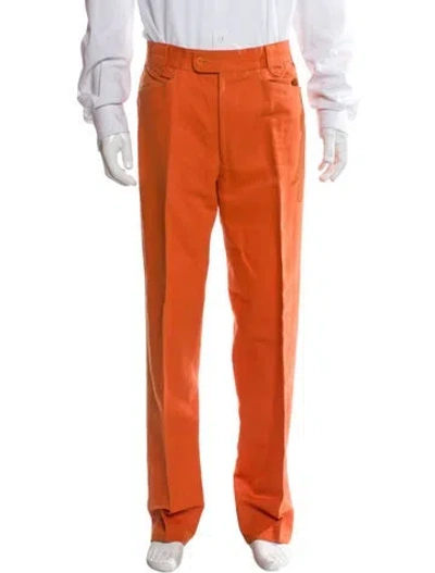 Pre-owned Gucci Vintage Chinos In Orange